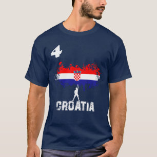 CROATIA T-shirt Soccer Jersey world cup 2018 Flag