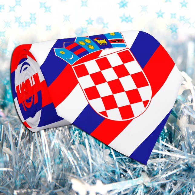 Croatia Ties, business fashion Croatian Flag Tie (Creator Uploaded)