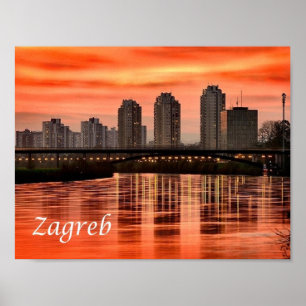 Croatia - Zagreb - Poster