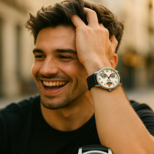 Croatian Beauty Eyes & Lips Pop Portrait Watch