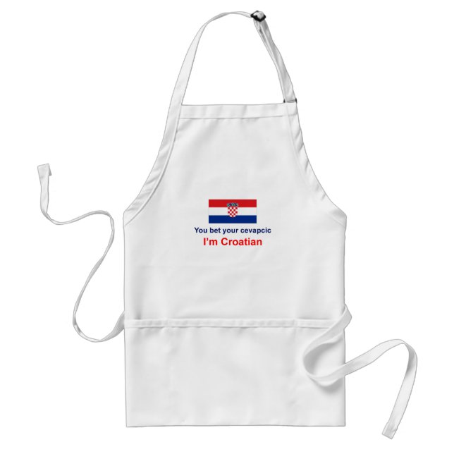 Croatian Cevapcic Standard Apron (Front)