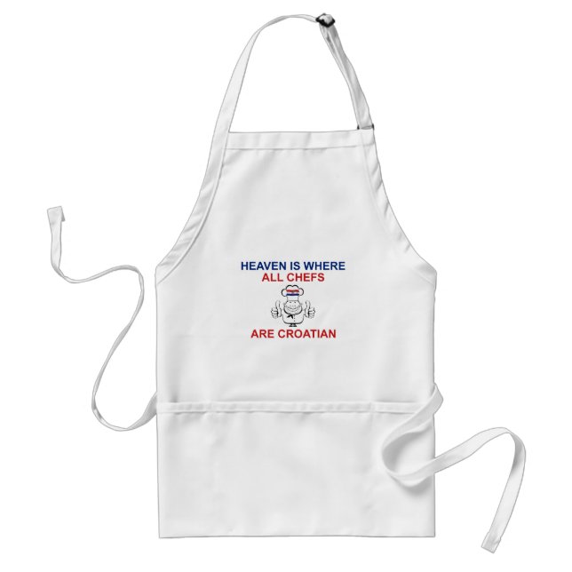 Croatian Chefs Standard Apron (Front)