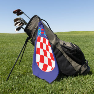 Croatian Coat of Arms Golf Towel