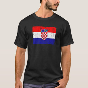 Croatian Croatia Flag Pride Croatian Flag   T-Shirt