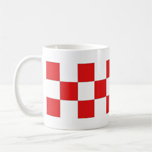 Croatian Design Checkerboard Coffee Mug