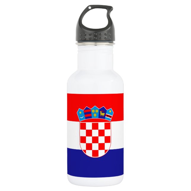 Croatian Flag 532 Ml Water Bottle (Front)