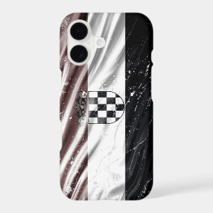 Croatian Flag Art iPhone Case Mate Design