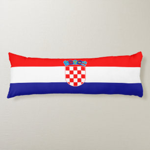 Croatian Flag Body Cushion