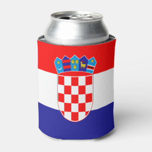 Croatian flag   can cooler