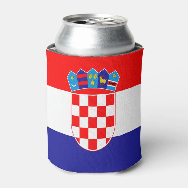 Croatian flag   can cooler (Can Front)