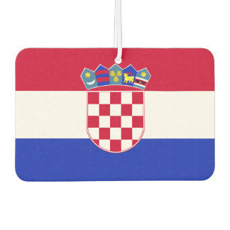 Croatian Flag Car Air Freshener