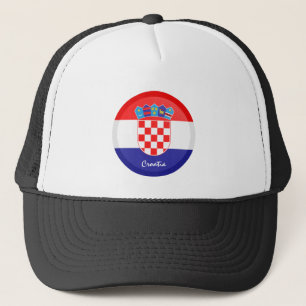 Croatian flag & Croatia holiday /sports fans Trucker Hat