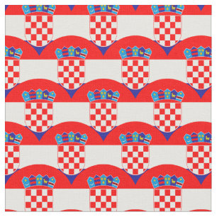 Croatian Flag & Croatia Trendy Fabric /fashion