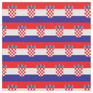 Croatian Flag & Croatia Trendy Fabric /fashion