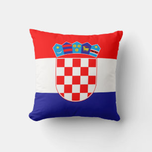 Croatian Flag Cushion