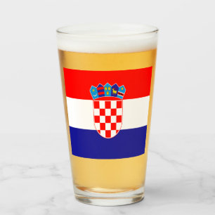 Croatian flag  glass