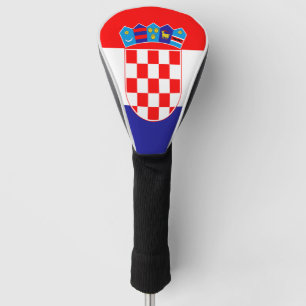 Croatian flag golf head cover