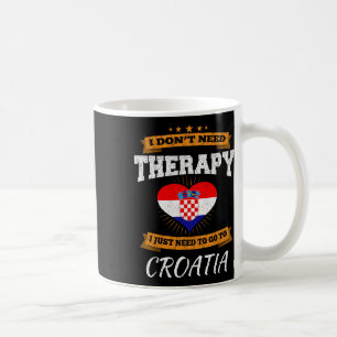 Croatian Flag I Croatia Vacation Gift I Funny Croa Coffee Mug