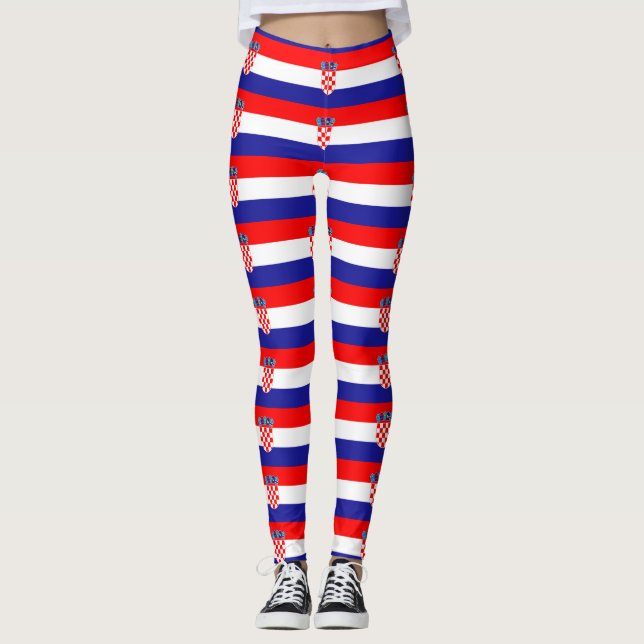 Croatian flag leggings (Front)