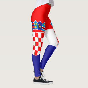 Croatian Flag Leggings