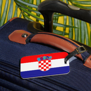 Croatian Flag Luggage Tag