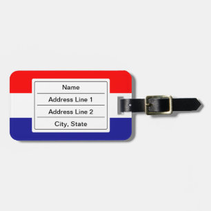 Croatian flag Luggage Tag