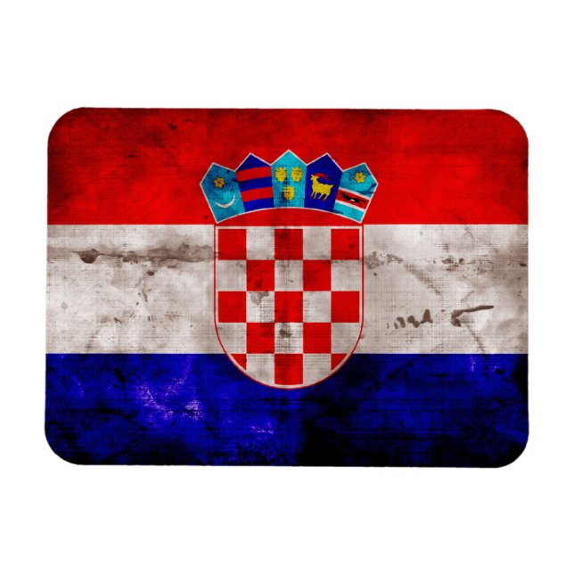 Croatian Flag Magnet (Horizontal)