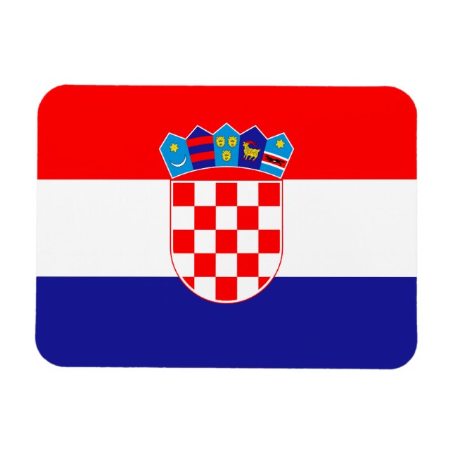 Croatian Flag Magnet (Horizontal)