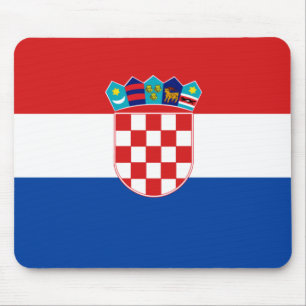 Croatian Flag Mouse Pad