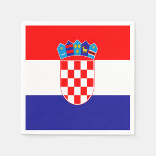 Croatian flag  napkin