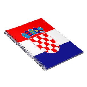 Croatian flag notebook