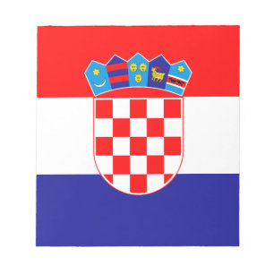 Croatian Flag Notepad
