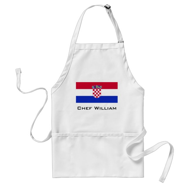 Croatian Flag Standard Apron (Front)