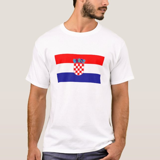Croatian Flag T-Shirt (Front)