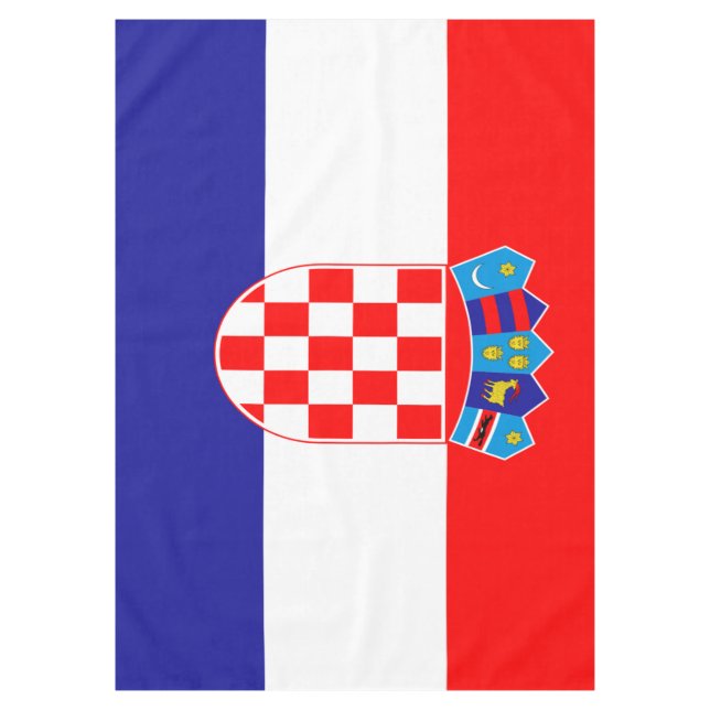 Croatian flag tablecloth (Front)
