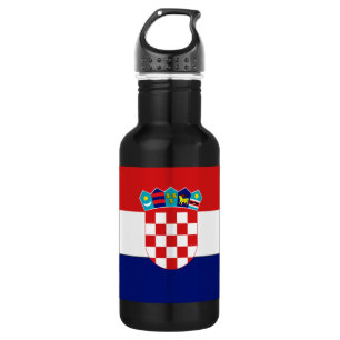 Croatian flag - Trobojnica 532 Ml Water Bottle