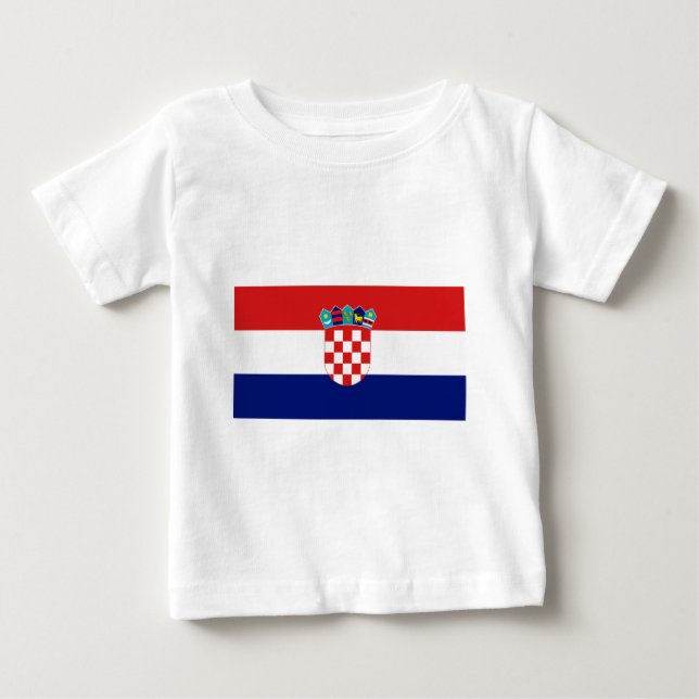 Croatian flag - Trobojnica Baby T-Shirt (Front)
