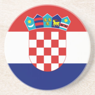 Croatian flag - Trobojnica Coaster