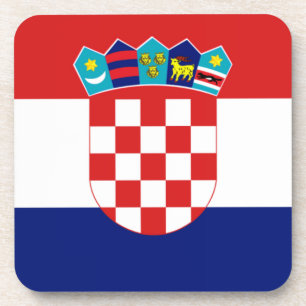 Croatian flag - Trobojnica Coaster