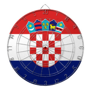 Croatian flag - Trobojnica Dartboard