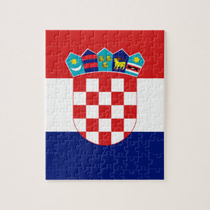 Croatian flag - Trobojnica Jigsaw Puzzle