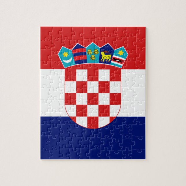 Croatian flag - Trobojnica Jigsaw Puzzle (Vertical)