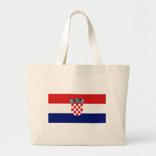 Croatian flag - Trobojnica Large Tote Bag