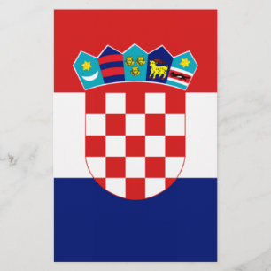 Croatian flag - Trobojnica Stationery