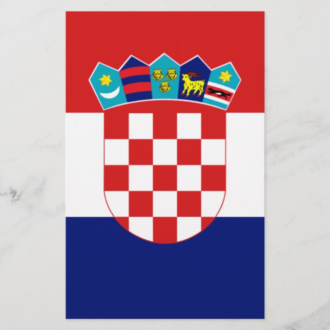 Croatian flag - Trobojnica Stationery (Front)