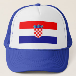 Croatian Flag Trucker Hat