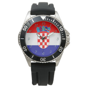 Croatian flag watch