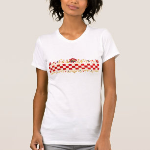 Croatian Folk Pattern Stylish Women’s T-Shirt