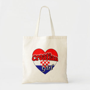 Croatian Girl Tote Bag