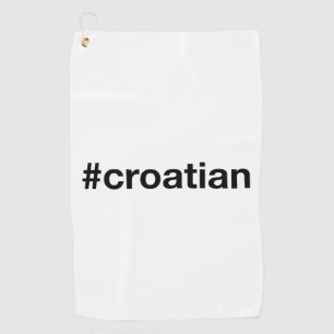 Croatian Golf Towel